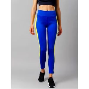 Zella High Waist Blue Active Leggings NEW XL